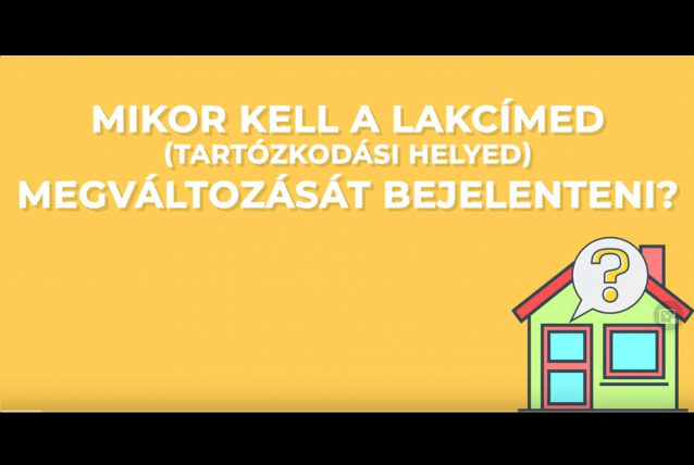 Lakcímbejelentés - Ügyintézés egyszerűen