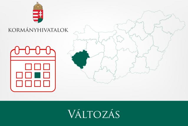 Változik a Lenti Járási Hivatal Foglalkoztatási Osztályának ügyfélfogadási rendje