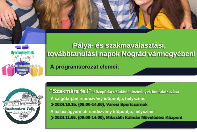 Pályaválasztási rendezvénysorozat Salgótarjánban