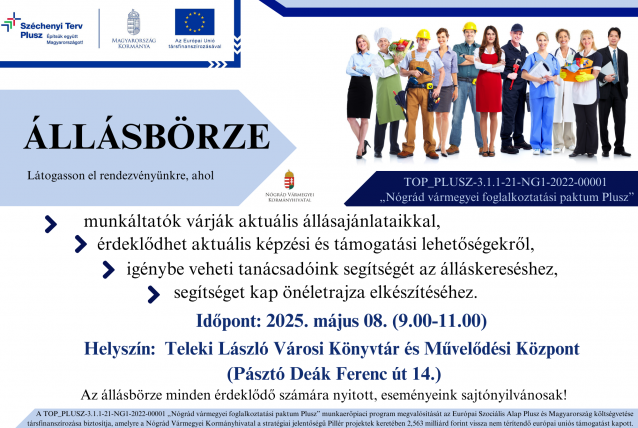 Pásztón indul a tavaszi állásbörze-sorozat