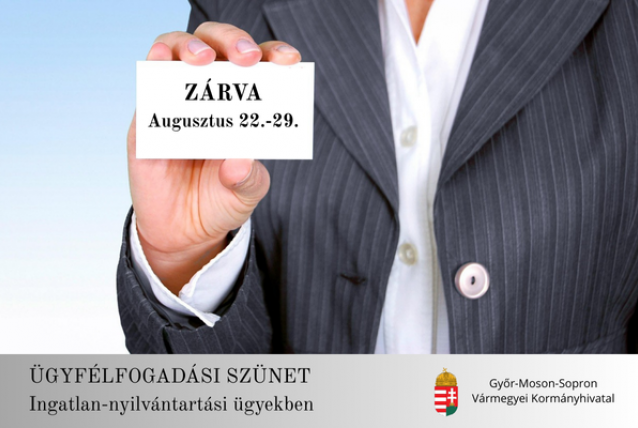  Szünetel a földhivatali ügyintézés