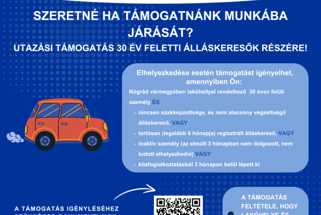 Utazási támogatást igényelhetnek a 30 év feletti álláskeresők