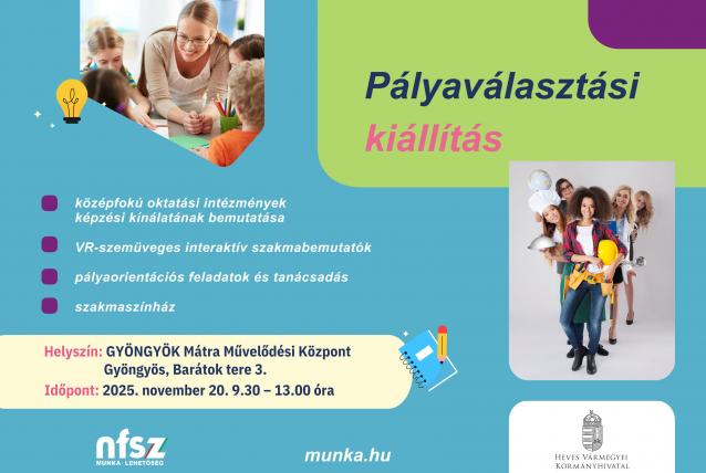 Gyöngyösön is segítjük a pályaválasztás előtt állókat