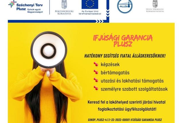 Több mint háromezer fiatal munkához jutását, képzését segíti az Ifjúsági Garancia Plusz program a vármegyében