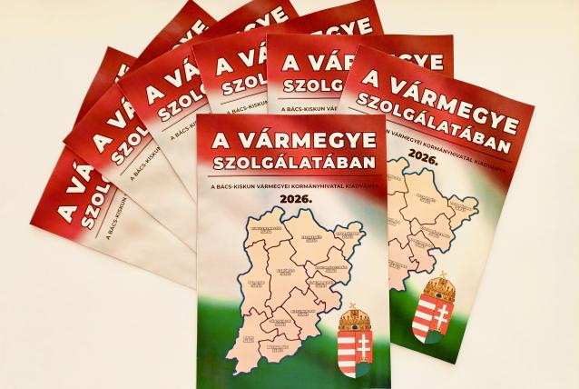 Hamarosan a postaládákban: „A vármegye szolgálatában" című kiadványunk