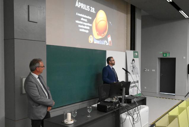 A biztonságos munkavégzésre is felhívták a figyelmet