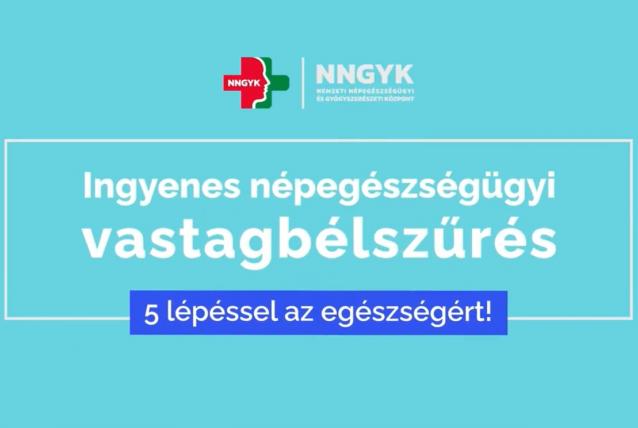 Életeket menthet a népegészségügyi vastagbélszűrés