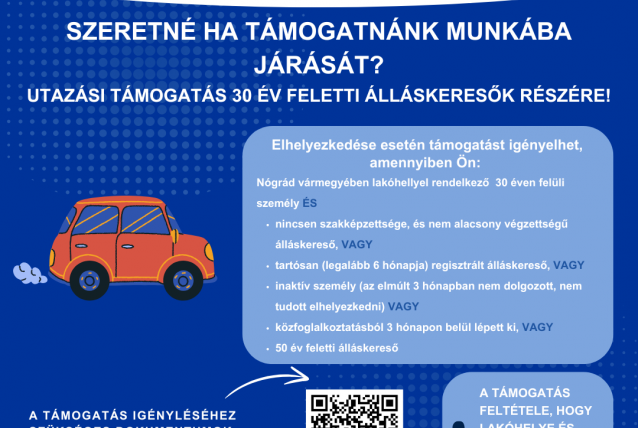 Támogatott utazás 30 év feletti álláskeresőknek