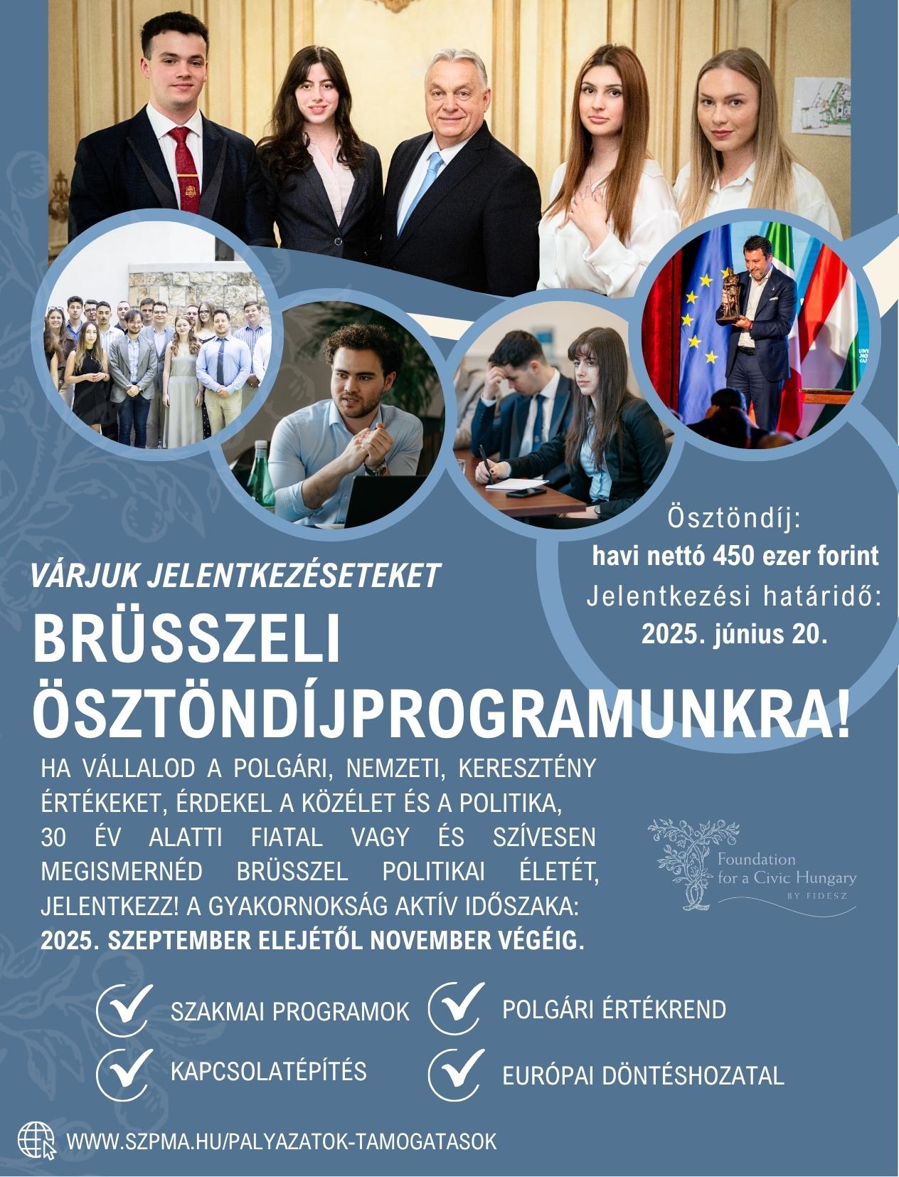 PMA Brüsszeli Ösztöndíjprogram PMA Brüsszeli Ösztöndíjprogram